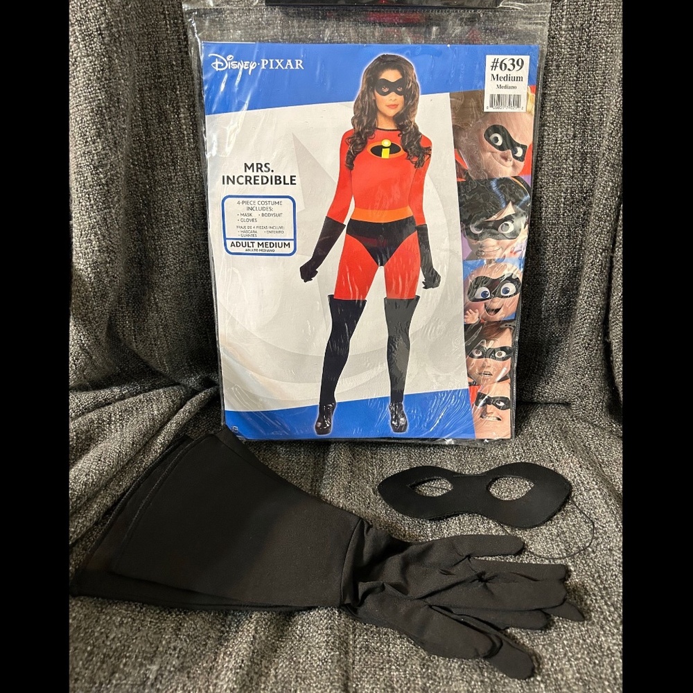Mrs. Incredible Costume Size Medium